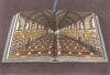 BIBLIOTHEQUE SAINTE-GENEVIEVE, PARIS, 2023, crayons couleur sur papier, 75 x 110 cm