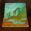 Europe, 1996, aquarelle & crayons couleur sur papier, 104x104 cm