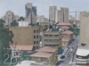 Météo du monde. Jérusalem-2, 2015, crayons couleur et gouache sur papier, 48 x 65 cm
