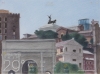 Météo du monde. Rome-2, 2015, crayons couleur et gouache sur papier, 48 x 65 cm