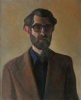 Autoportrait, 1985, huile sur toile, 61x50 cm
