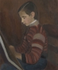 Masha drawing, oil on canvas, 65 x 54 cm, 1985