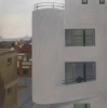 Pierrefitte, right part of the diptych, oil on canvas, 120 x 120 cm, 1987-97