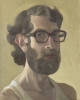 Self-portrait, oil on canvas, 41 x 33 cm, 1984