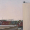 Sunny day, Pierrefitte, oil on canvas, 60 x 60 cm, 1988